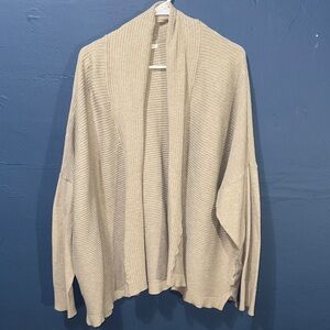 Maurices Cream Open-Front Cardigan